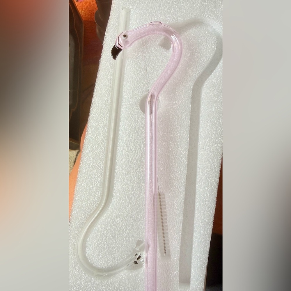 Anti Wrinkle Flamingo Straw